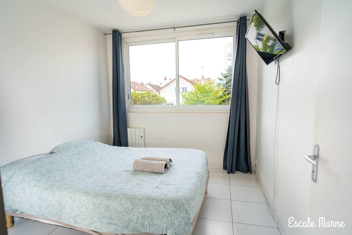 Escale-Marne Fr - 102 - Free Parking - Free Luggage Storage - All Equipped - Linen Included - Washing Machine - 10Mn Walk Metro 8 - Rer A - Panoramic View - From 1 To 4 Guests Майсонс-Алфорт Екстериор снимка