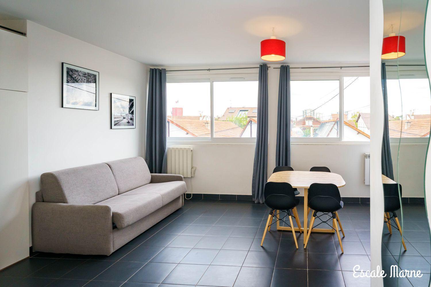 Escale-Marne Fr - 102 - Free Parking - Free Luggage Storage - All Equipped - Linen Included - Washing Machine - 10Mn Walk Metro 8 - Rer A - Panoramic View - From 1 To 4 Guests Майсонс-Алфорт Екстериор снимка